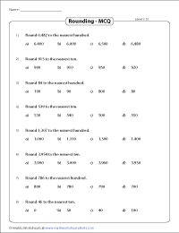 math rounding worksheet grade 3