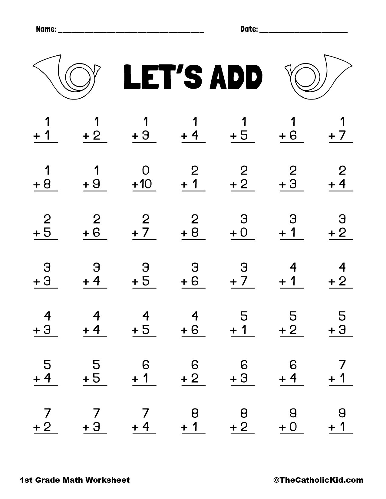 math sheets to print out