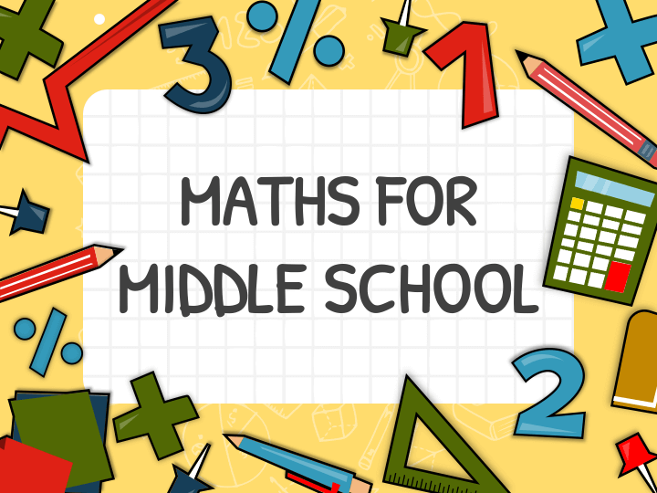Free - Maths for Middle School PowerPoint Template and Google ...