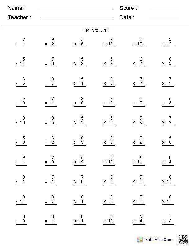 Math Speed Drills : r/nostalgia