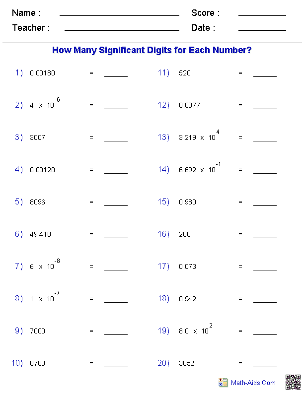 Math Worksheets | Dynamically Created Math Worksheets