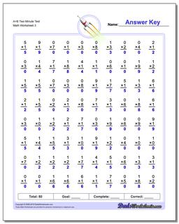 math test worksheet to print
