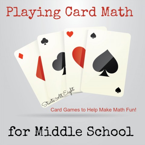 Playing Card Math for Middle School - StartsAtEight