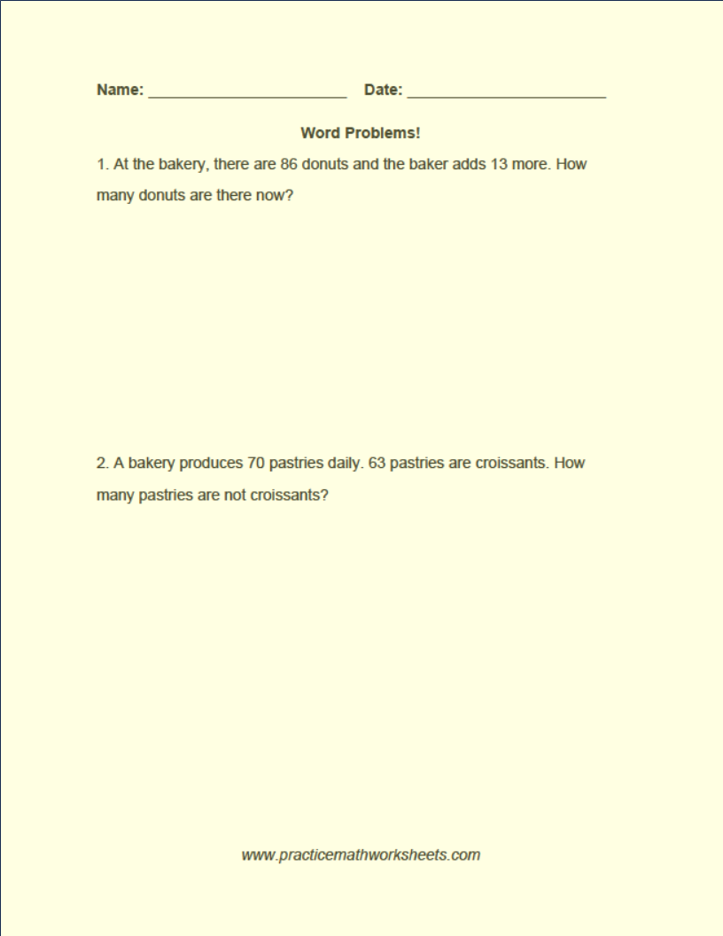 Practice Math Worksheets Generator! - Worksheets Library