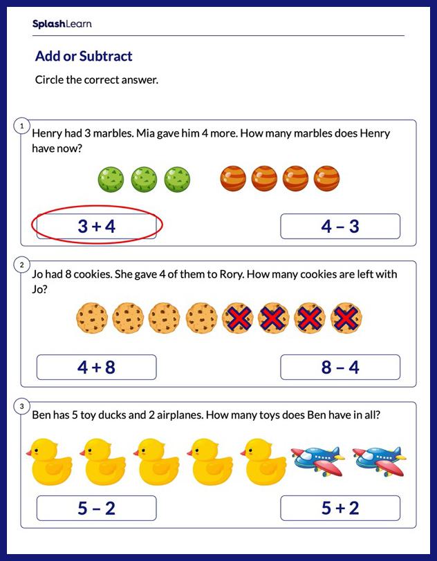 Represent Word Problems as Math Expressions - Math Worksheets ...