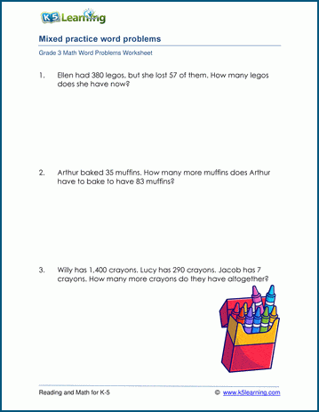 math word problems grade 3