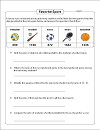 Ratio Word Problems Worksheets