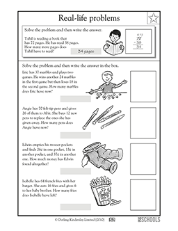 Real-life word problems, part 5 | 2nd grade, 3rd grade Math ...