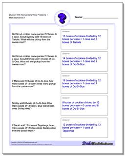 Word Problems - Worksheets Library