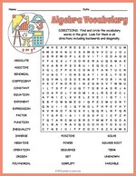 math word search puzzles
