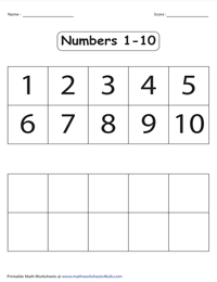 Kindergarten Math Worksheets