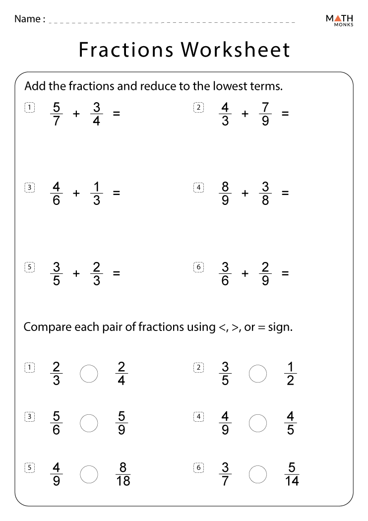 5th Grade Fractions Worksheets Math Monks Worksheets Library 5th Grade Fractions Worksheets Math Monks Worksheets Library