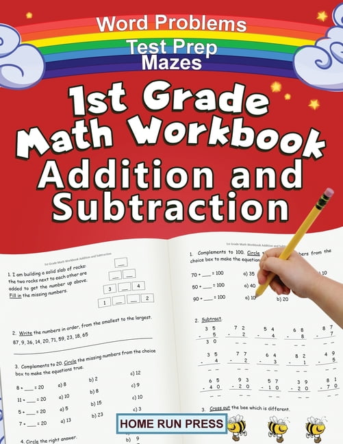 1st Grade Math Workbook Addition and Subtraction: Grade 1 ...
