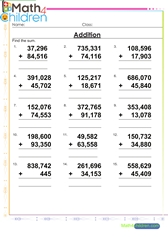 4th Grade Math Worksheets | Math Worksheets for 4th Graders