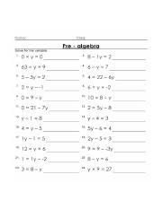 math worksheet 9th grade algebra
