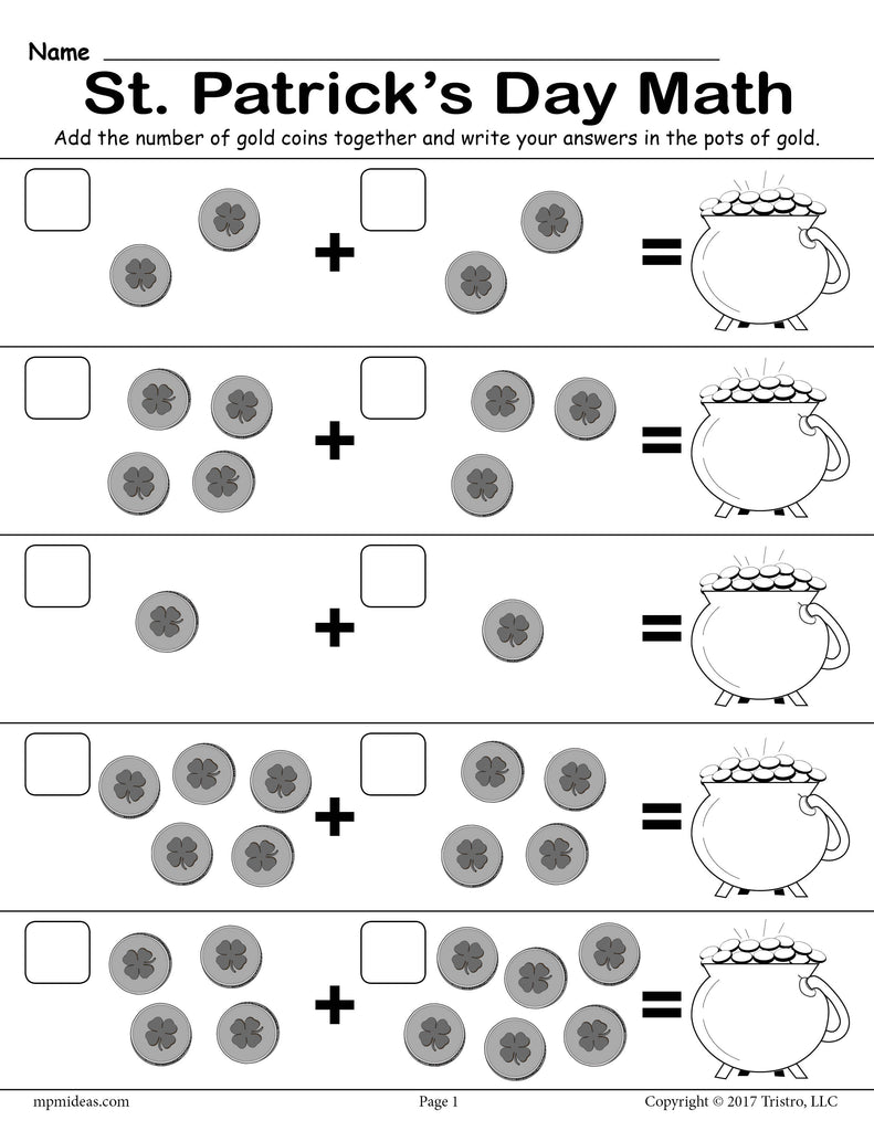 Column Addition with Pictures Worksheet - Free Printable, Digital ...