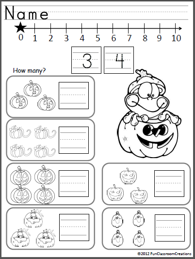 October Kindergarten Math And ELA Workbook | Made By Teachers