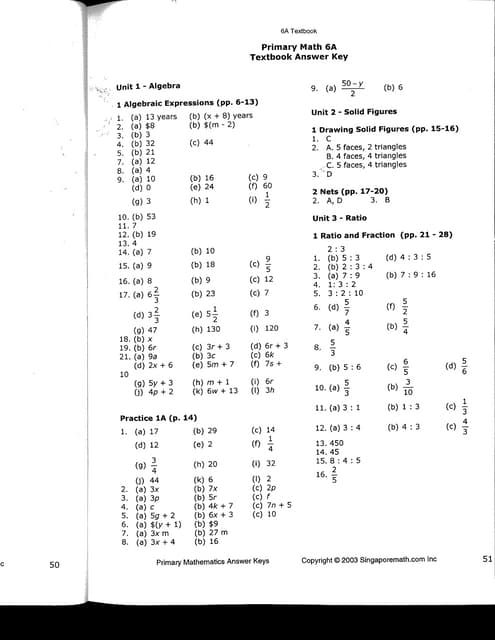 math worksheet course 1 lesson 3 6 answers