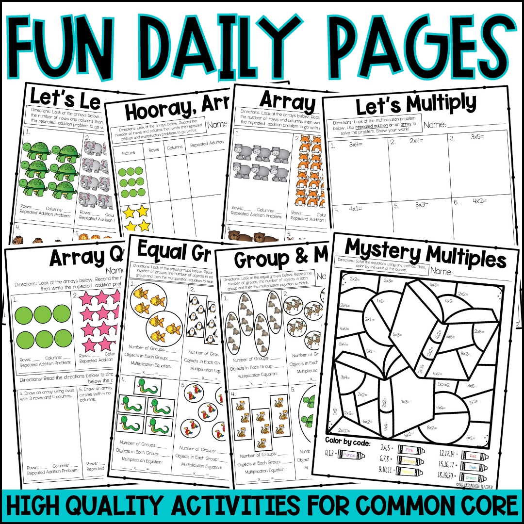 math worksheet for 2nd grade