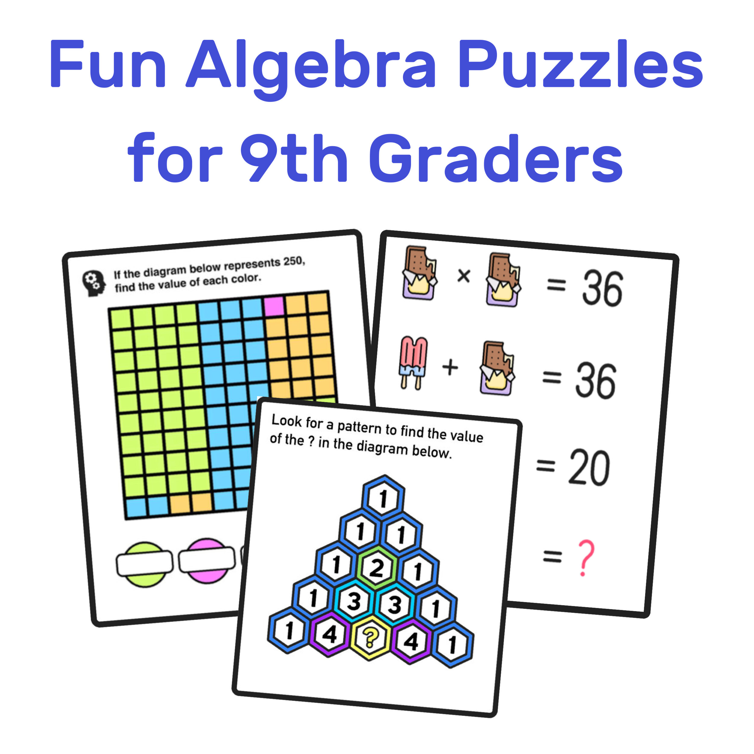math worksheet for 9th graders