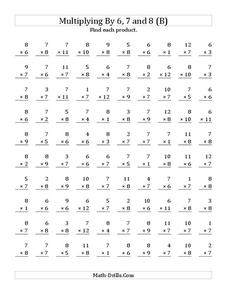math worksheet for grade 6 and 7