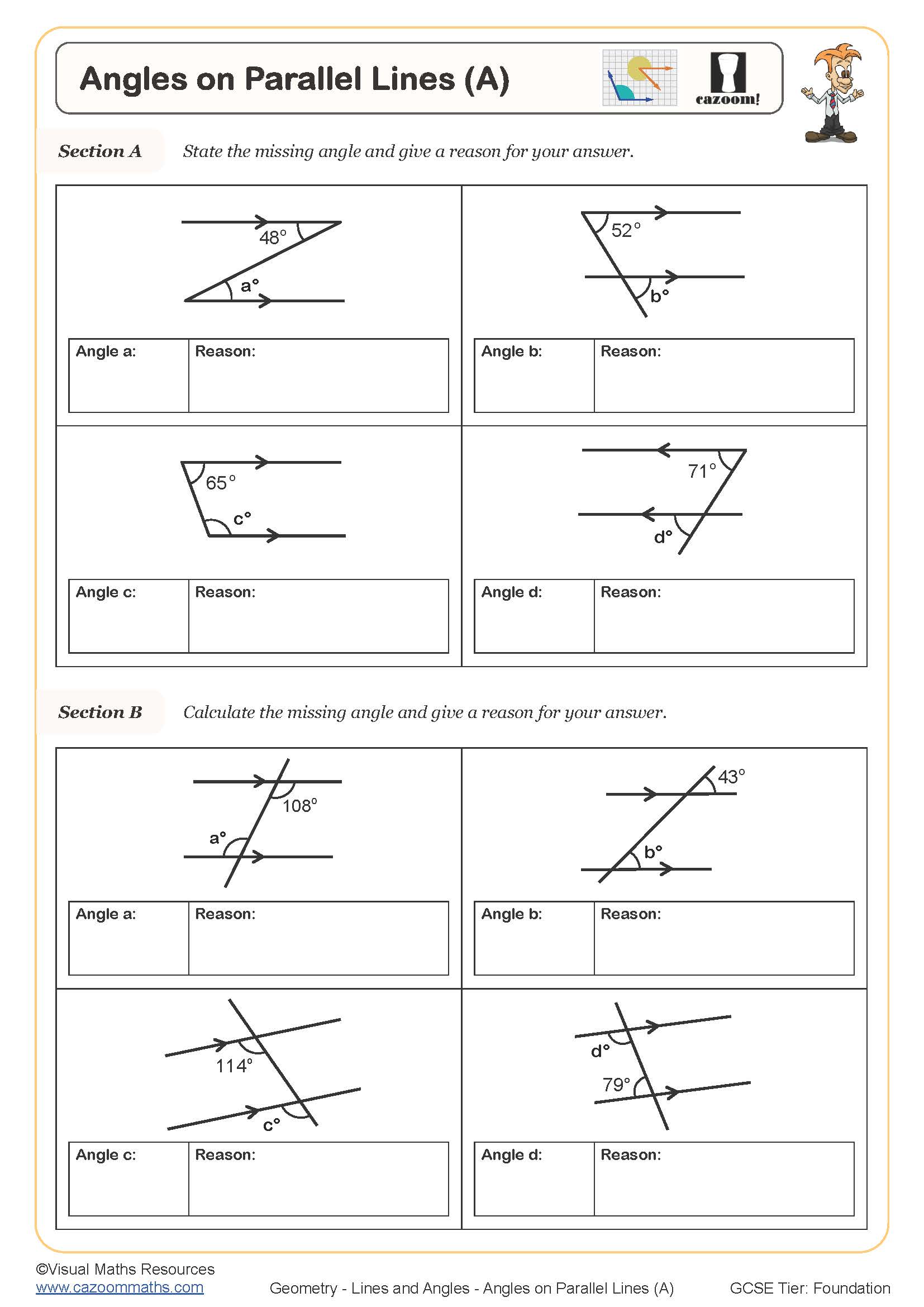 Year 7 Maths Worksheets | Cazoom Maths Worksheets