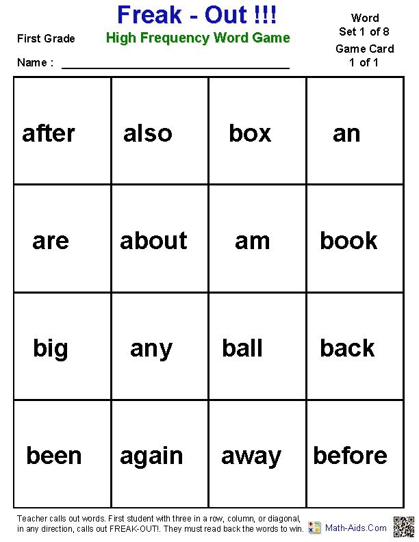 math worksheet for kids in 1st grade