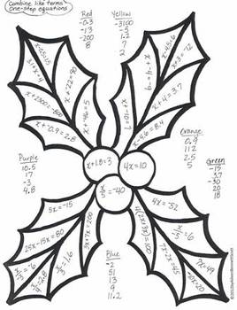 math worksheet for middle school art