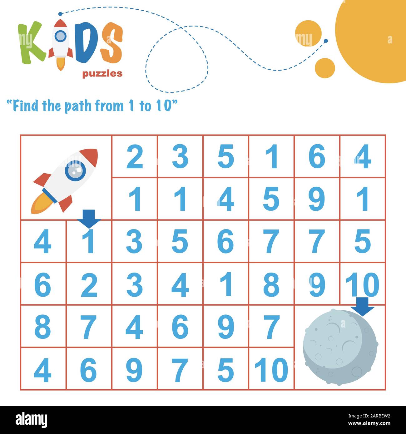 math worksheet for middle school art