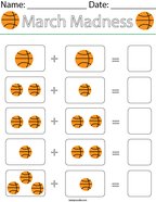 math worksheet for pre k