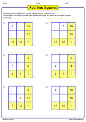 Printable Math Games and Worksheets | Edu-Games.Org