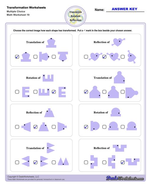 math worksheet geometry