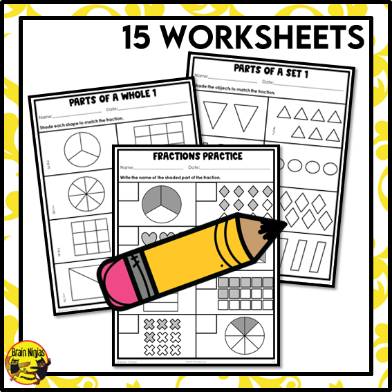 math worksheet on fractions