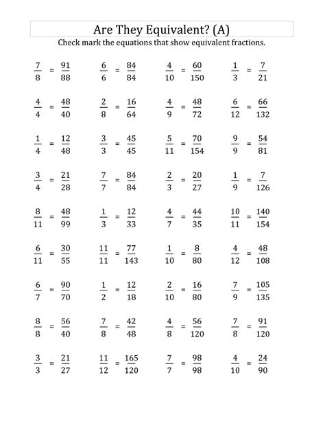 Math Worksheet 6Th Grade