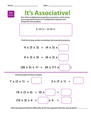 3.OA.B.5 Worksheets - Common Core Math