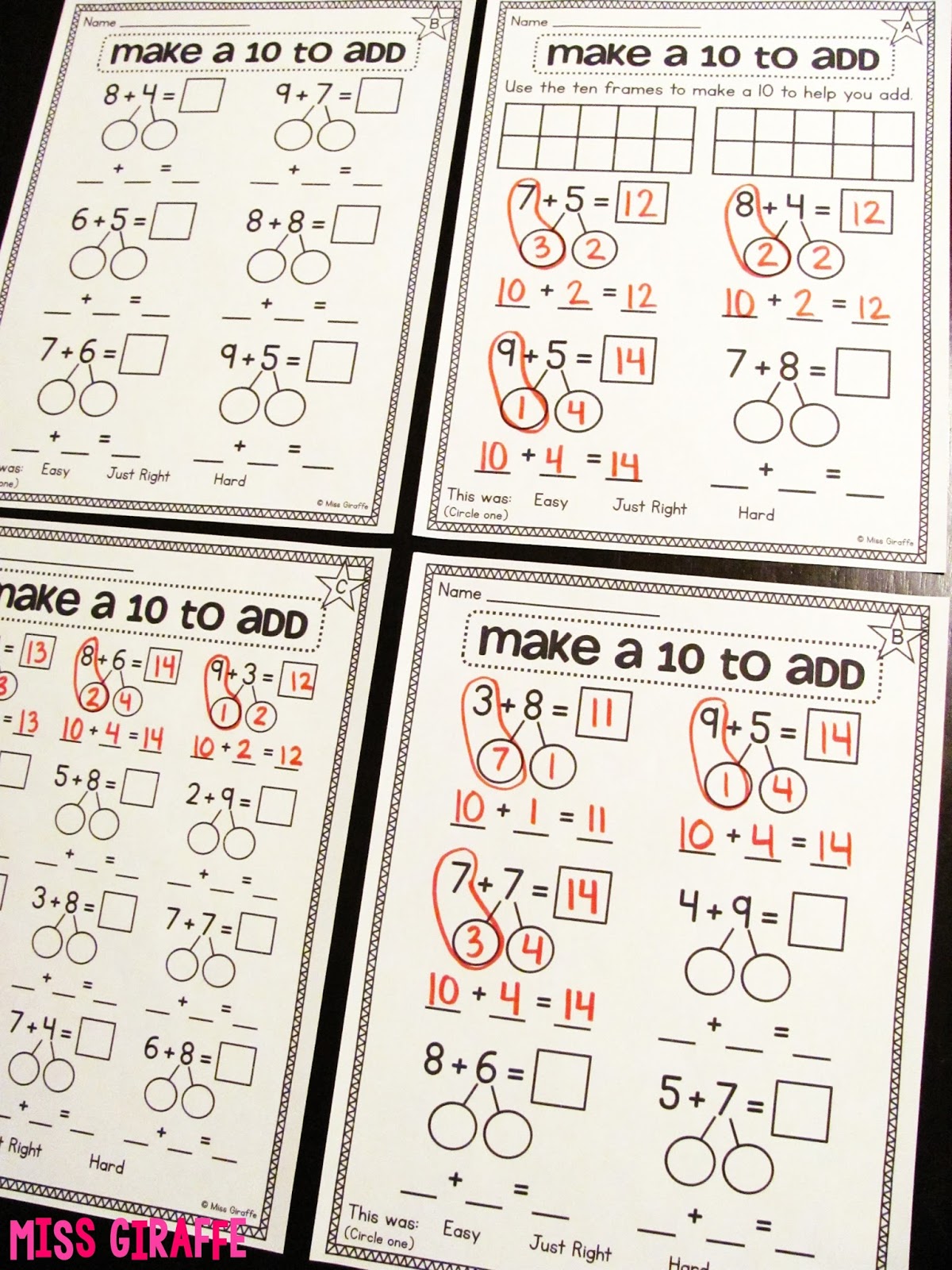 mathematics game worksheet 2016 answers
