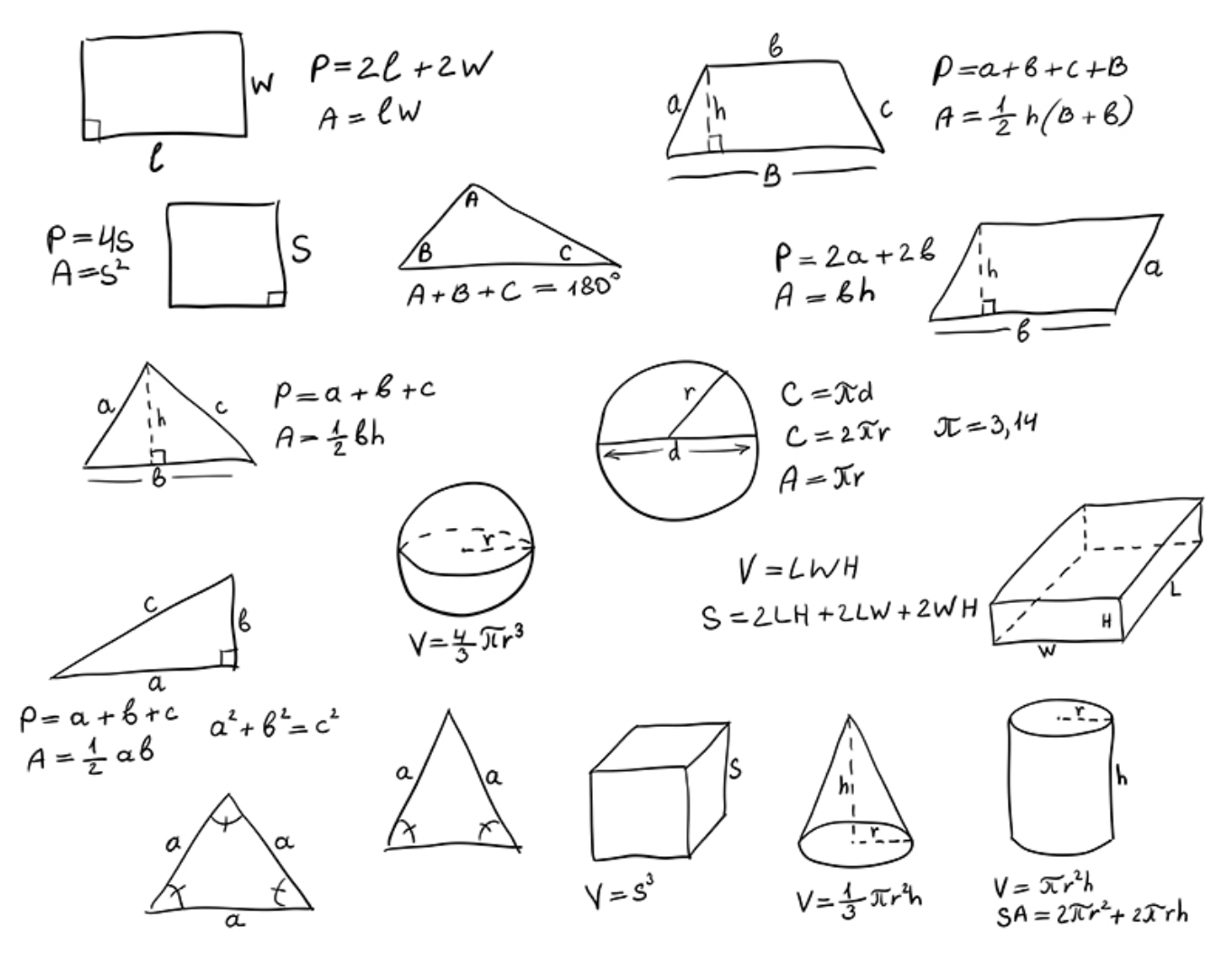mathematics geometry worksheet