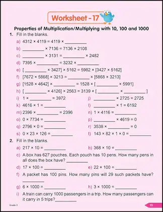 mathematics worksheet