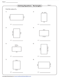 7th Grade Math Worksheets