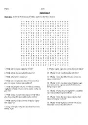 English worksheets: Math Wizard: Word Search