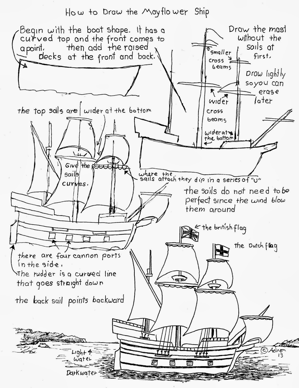 mayflower worksheet