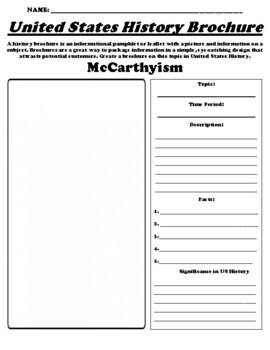 McCarthyism Reading