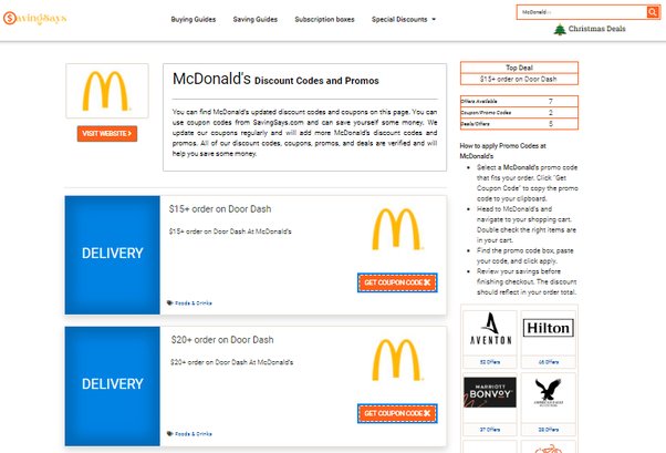 mcdonalds printable coupons 2018 uk