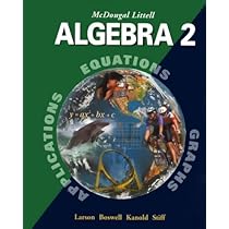 Amazon.com: McDougal Littell Algebra 2: Student Edition 2001 ...