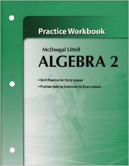 McDougal Littell Algebra 2 Practice Workbook - 1st Edition ...