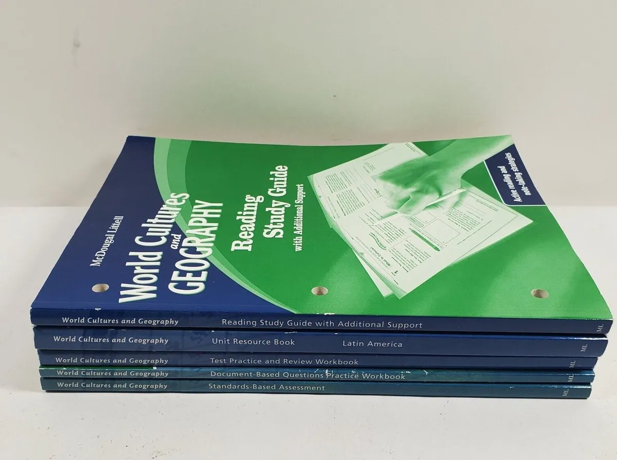 Lot of 5 McDougal Littell Middle School World Cultures and