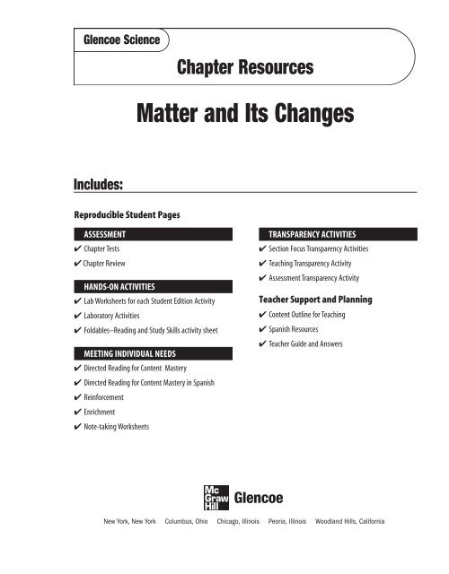mcgraw hill worksheet answers