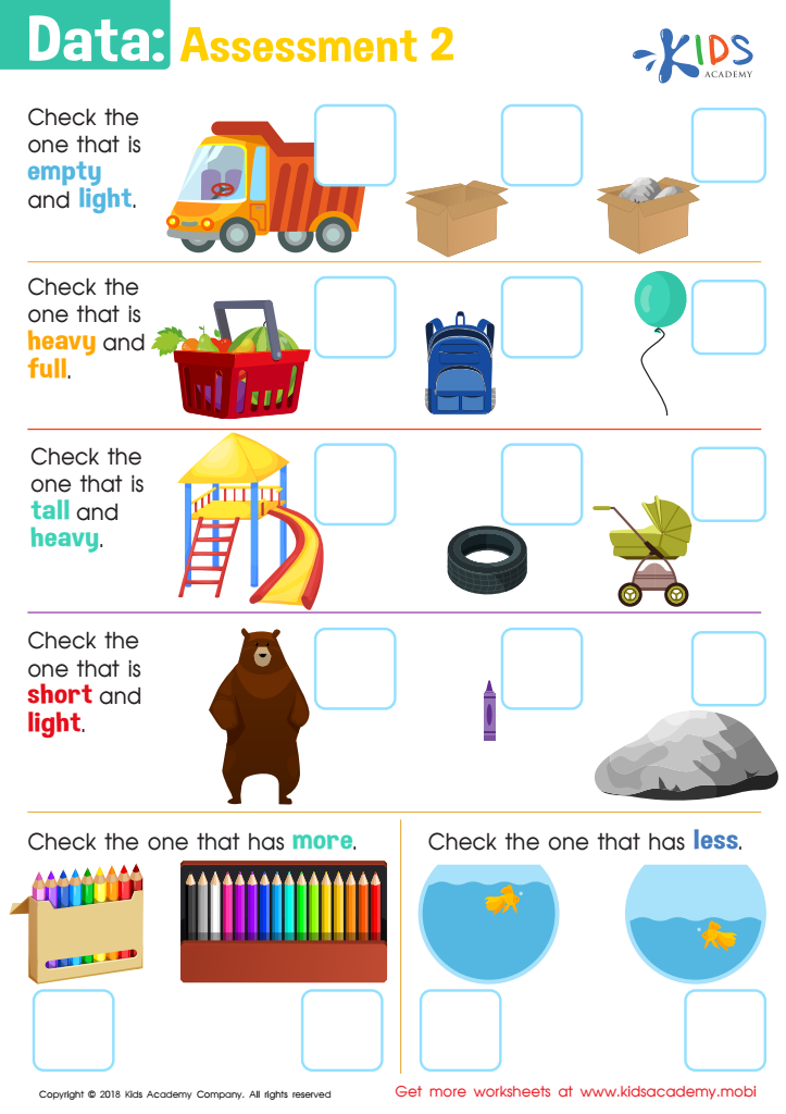 measurement skills worksheet