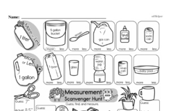 First Grade Measurement Worksheets - Measurement Tools | edHelper.com