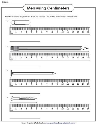 A Meausrement Page | 2nd grade math, 2nd grade math worksheets ...
